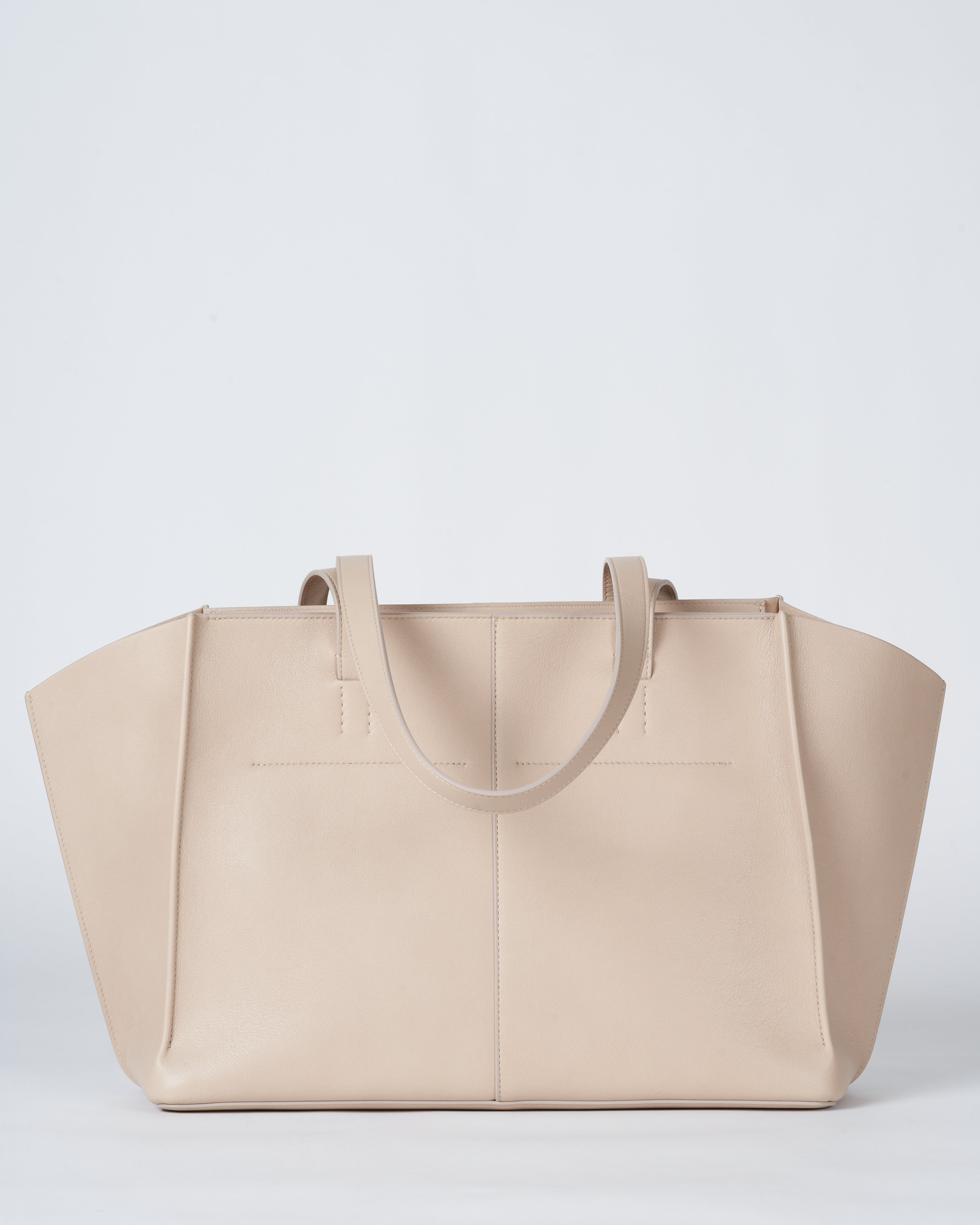 Soft Mini Zip Multitude Tote - Stone by Mansur Gavriel at ORCHARD MILE