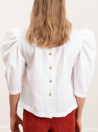 inga blouse - white