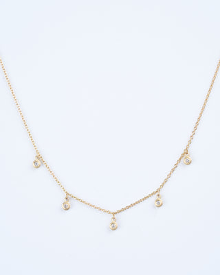 kima 1pt diamond necklace - 18k yellow gold