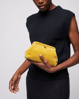 liette velvet clutch