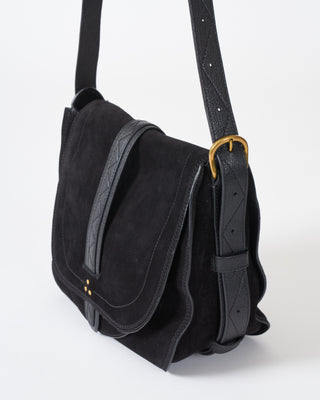 mario - black split suede