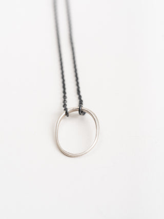 small "0" necklace - ss