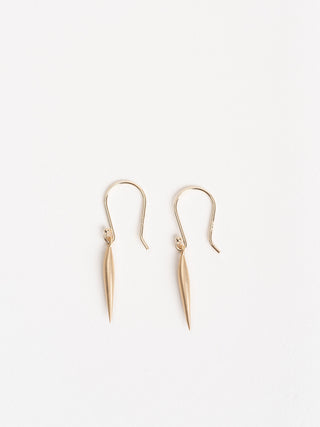 small swell dangle earrings - 14k