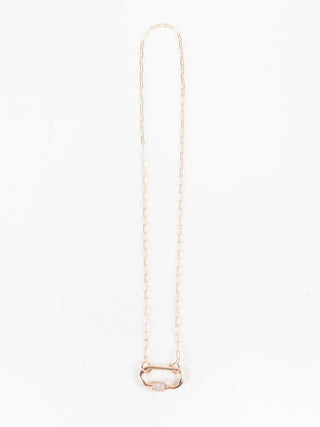 rose gold square link chain