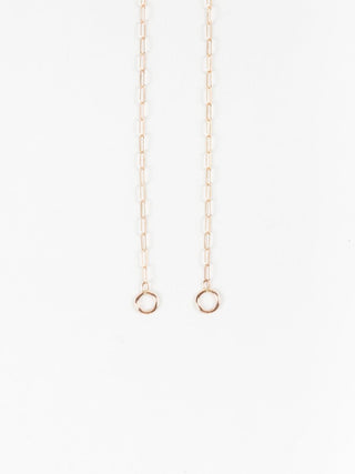 rose gold square link chain