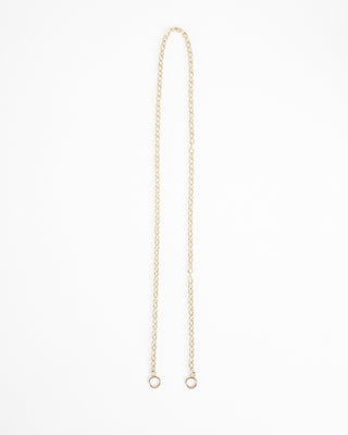 17" yellow gold pulley chain