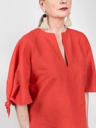 bossa knotted blouse