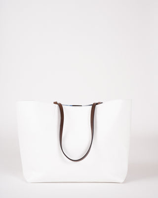 medium essential tote - linen calf