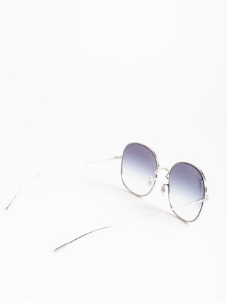 mehrie sunglasses - silver/blue gradient