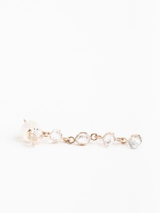 Melissa Joy Manning 5 Drop Herkimer Stud Earrings