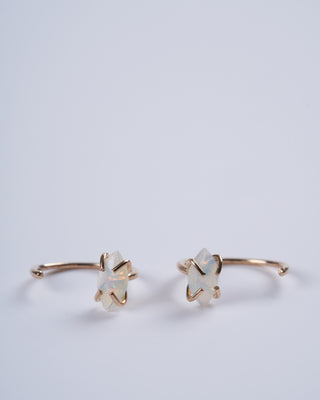 limited edition marquise opal "hug" earring