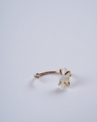 limited edition marquise opal "hug" earring