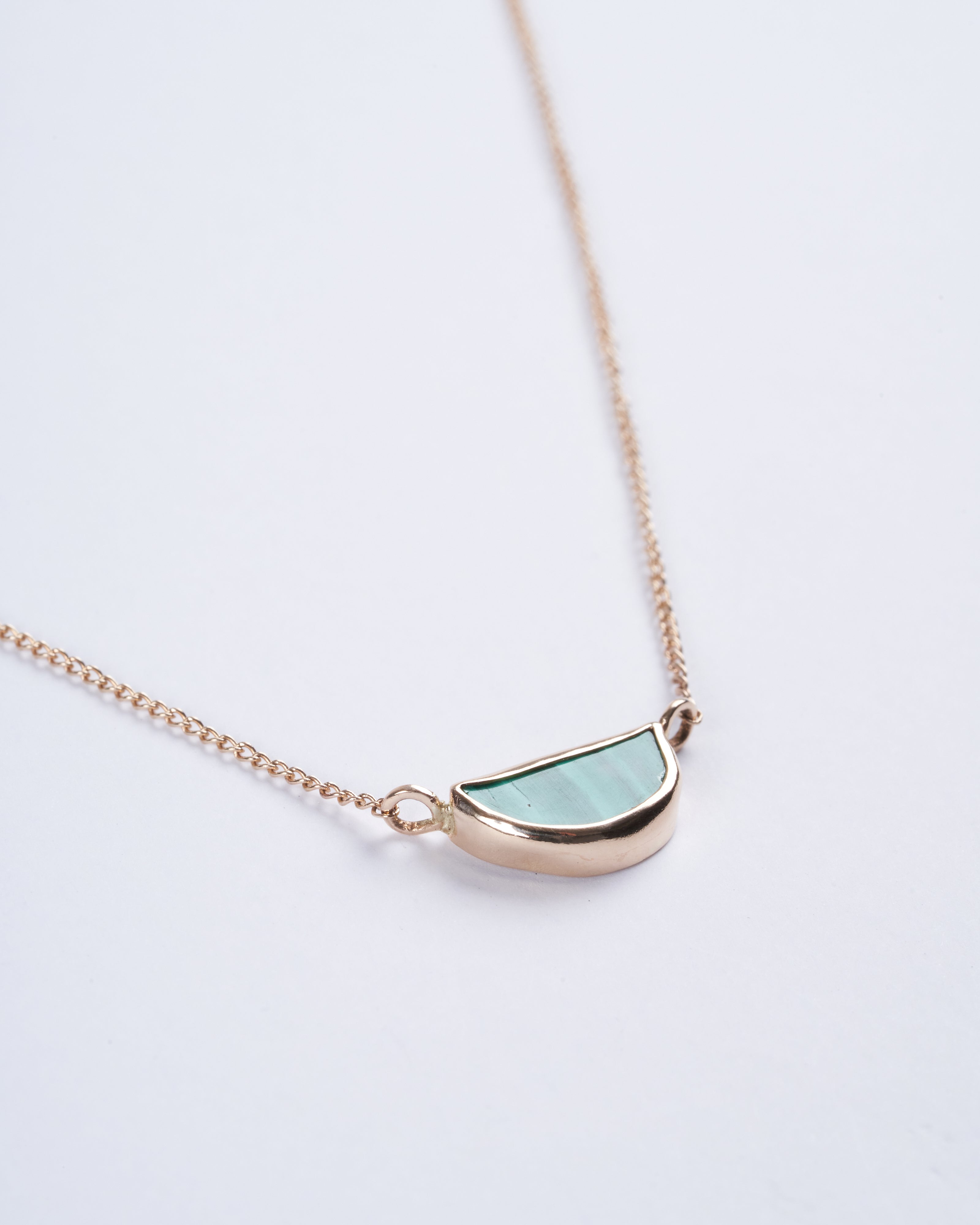 Melissa Joy Manning Limited Edition 14K Gold Malachite