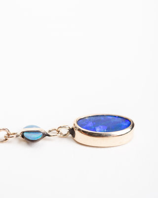 seven drop opal earrings