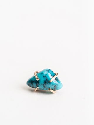 turquoise stud earring