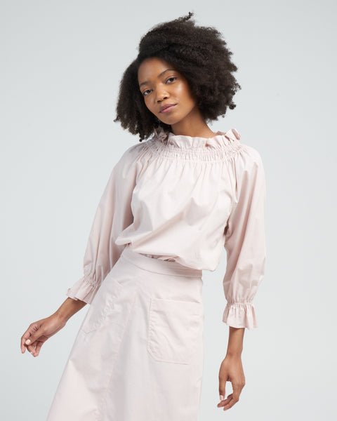Atlantique Ascoli Memoir 3- Raglan Sleeve Pullover Powder Rose