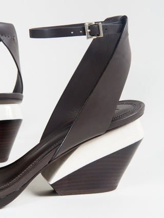 leyna colorblock heel