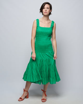 freja dress - kelly green