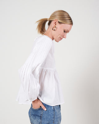 mita blouse - white