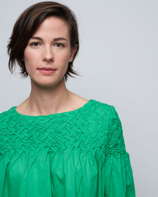 songes blouse - kelly green