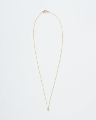 micro 3pt diamond necklace