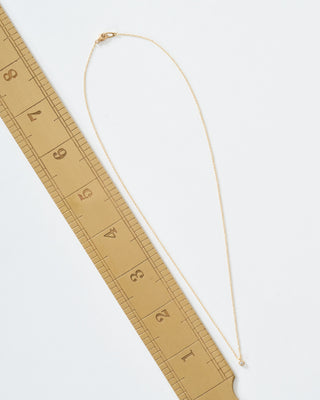 micro 3pt diamond necklace