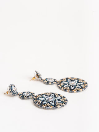 triple tier chandelier earrings