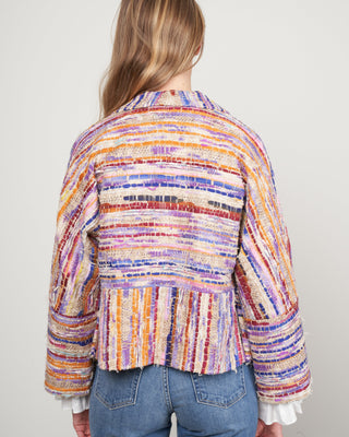 mini baja jacket - rag rug stripe
