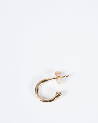 mini hoop single - gold