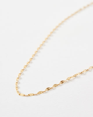mini shimmer chain necklace