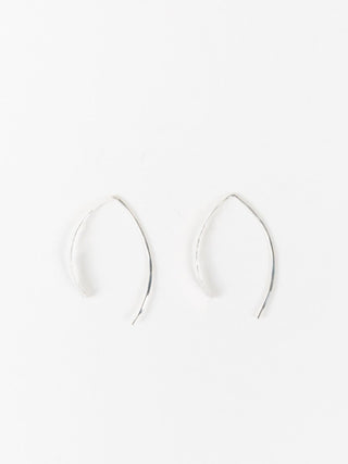 wishbone earring - sterling silver