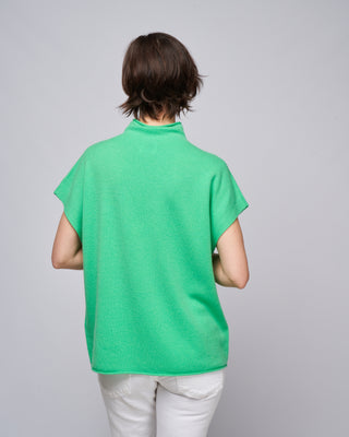 mockneck sweater - green