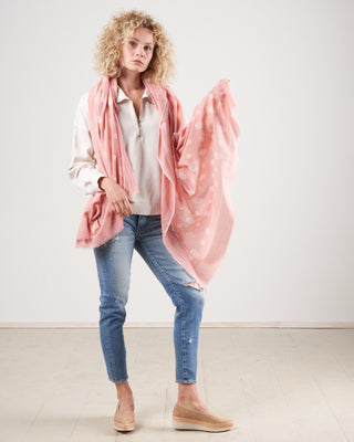 cotton scarf - light pink