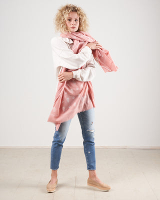 cotton scarf - light pink