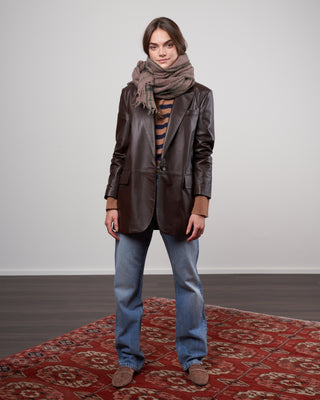 wool scarf - evergreen