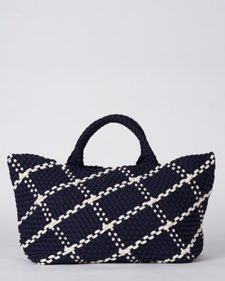 st barths large tote rope - ink blue