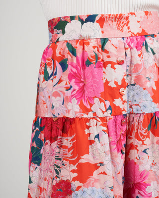 nathali skirt - japanese floral red