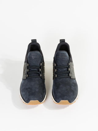 574s nubuck sneaker - black/gold