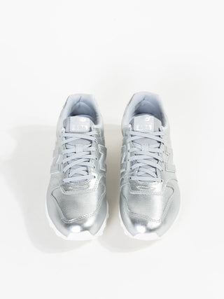 696 leather sneaker - silver