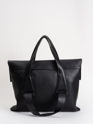flap bag - black