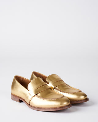 nottingham loafer - gold leather