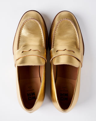 nottingham loafer - gold leather