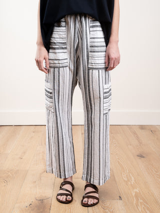 shailey pant - grey/white