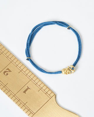nylon cord bracelet with skull