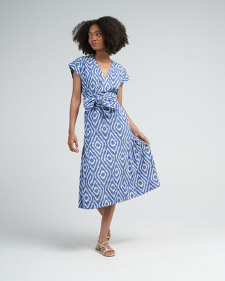 oaxaca in azure ikat - blue