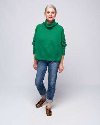 sweater - billard green