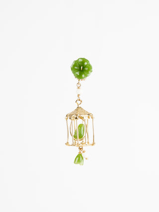 pagoda earrings - jade