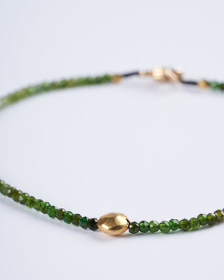 ombre green tourmaline bracelet