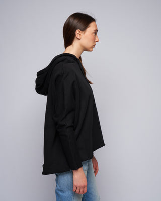 oversized easy hoodie - black