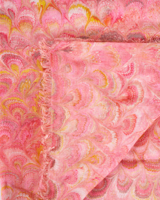 papiro patterned scarf - pink